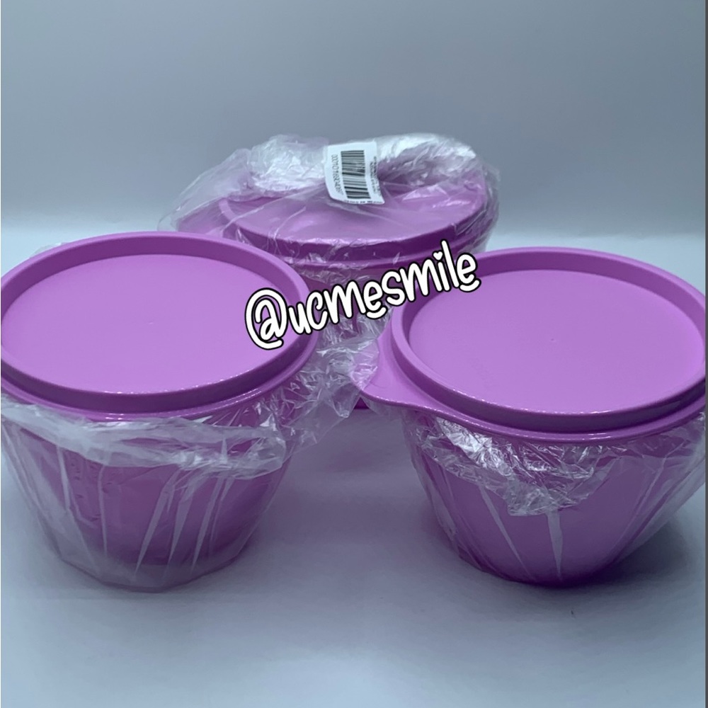 Tupperware Refrigerator Bowl Letter A Set (3)